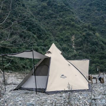 Naturehike Carpa Bell Glamping 3-4 Kişilik Çift Girişli Aile Çadırı