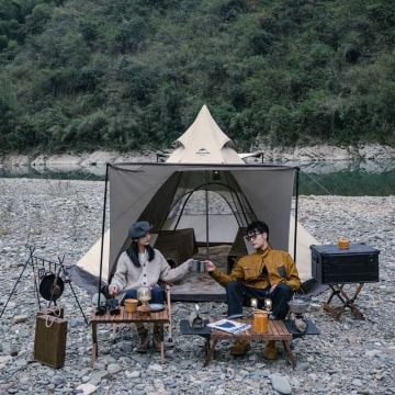 Naturehike Carpa Bell Glamping 3-4 Kişilik Çift Girişli Aile Çadırı