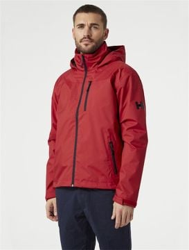 Helly Hansen Crew Hooded Midlayer Jacket Erkek Ceket Red Kırmızı HHA.33874.162