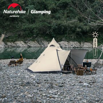 Naturehike Carpa Bell Glamping 3-4 Kişilik Çift Girişli Aile Çadırı