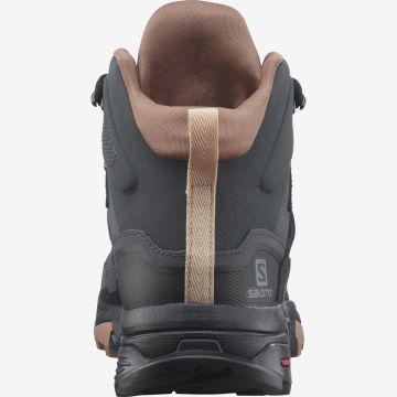 Salomon X Ultra 4 Mid W Ebony/Mocha Mousse/Almond Gore-Tex Kadın Outdoor Bot - L41295600