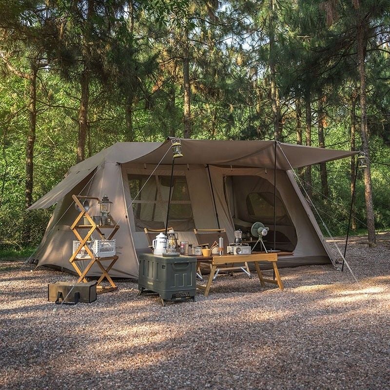 Naturehike Village Glamping 5-8 Kişilik Otomatik İki Odalı Aile Çadırı CNH22ZP004