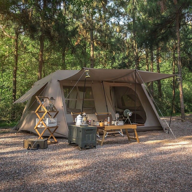 Naturehike Village Glamping 5-8 Kişilik Otomatik İki Odalı Aile Çadırı CNH22ZP004