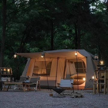 Naturehike Village Glamping 5-8 Kişilik Otomatik İki Odalı Aile Çadırı CNH22ZP004
