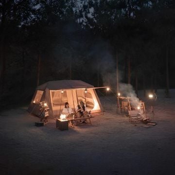 Naturehike Village Glamping 5-8 Kişilik Otomatik İki Odalı Aile Çadırı CNH22ZP004