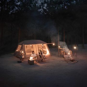 Naturehike Village Glamping 5-8 Kişilik Otomatik İki Odalı Aile Çadırı CNH22ZP004