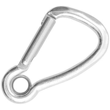 Kong Harness Eye Alu Parlak Alüminyum Asimetrik Gözlü Anahtarlık Karabina 22 kN 125 mm Keylock 735L0GPP0KK
