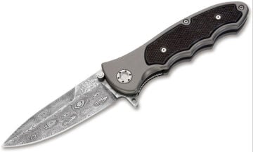 Böker Manufaktur Solingen Leopard-Damascus III Çakı