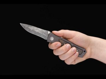 Böker Manufaktur Solingen Leopard-Damascus II Çakı