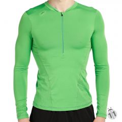 Falke Ergonomic Fitness Yeşil Koşu Bike Outdoor  Body Uzun Tişört