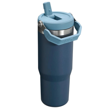 Stanley The IceFlow Flip Straw Pipetli Termos Bardak 0,89 LT Lacivert