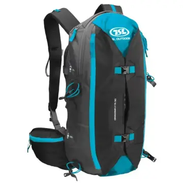 TSL Outdoor Dragonfly 15/30 Litre Ayarlanabilir Hacimli Trekking Sırt Çantası Siyah / Mavi
