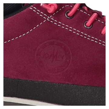 Lomer Italy Bio Naturale MTX Waterproof Vibram Full Çarşak Deri Kadın Ayakkabı Cardinal/Pink