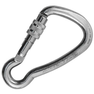 Kong Harness Inox Parlak Vidalı Screw Sleeve Kilitli 22 kN AISI 316 Paslanmaz Çelik Asimetrik Karabina EN 362/B 535ID0PP5KK