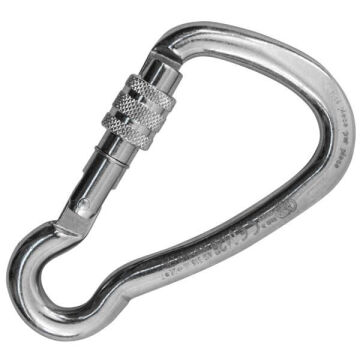 Kong Harness Inox Parlak Vidalı Screw Sleeve Kilitli 22 kN AISI 316 Paslanmaz Çelik Asimetrik Karabina EN 362/B 535ID0PP5KK