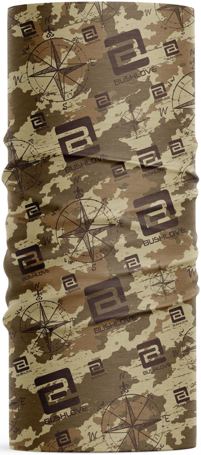 Bushlove Bushcraft Outdoor Bandana Trail Camo