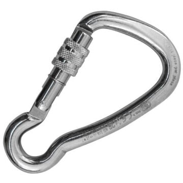 Kong Harness Inox Parlak Vidalı Screw Sleeve Kilitli 28 kN AISI 316 Paslanmaz Çelik Asimetrik Karabina EN 362/B 535LD0PP5KK