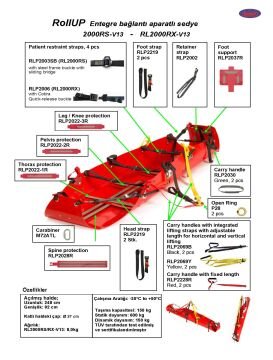 KOHLBRAT & BUNZ (K&B) RL2000 RollUP Konik Kurtarma Sedyesi-ex