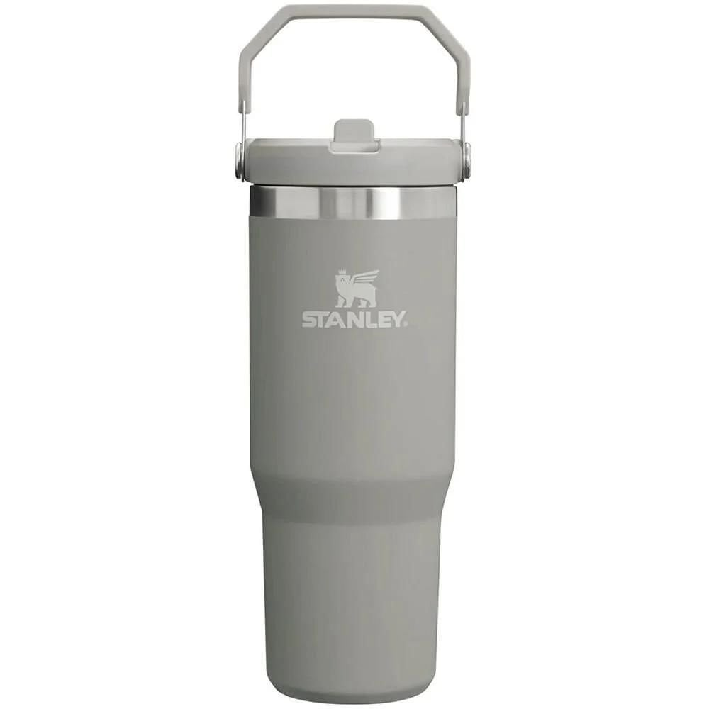 Stanley The IceFlow Flip Straw Pipetli Termos Bardak 0,89 LT Kül Rengi