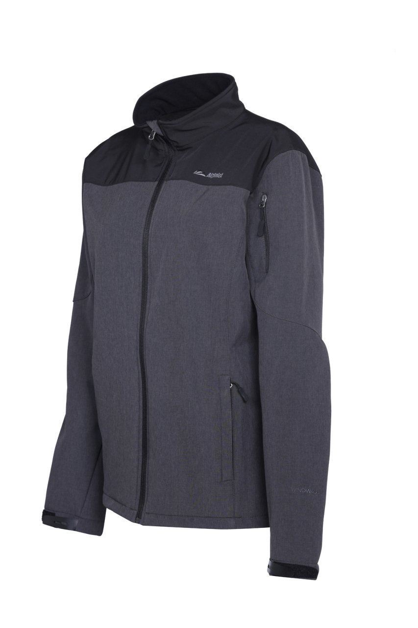 ALPİNİST Alpine Erkek Softshell Ceket Antrasit-Siyah