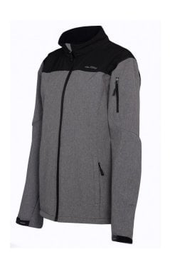 ALPİNİST Alpine Erkek Softshell Ceket Gri-Siyah