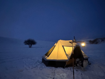 KingCamp Khan Villa Premium 6 Kişilik Glamping Aile Çadırı