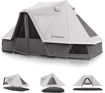 KingCamp Khan Villa Premium 6 Kişilik Glamping Aile Çadırı