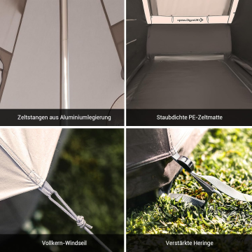 KingCamp Khan Villa 4-6 Kişilik Kamp Çadırı