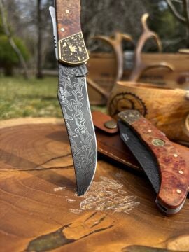 Kam Altay Model Damascus Çelik
