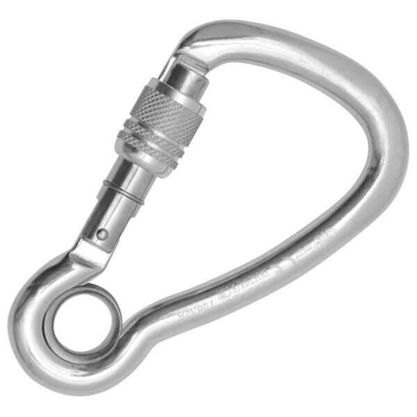 Kong Harness Eye Alu Parlak Vidalı Screw Sleeve Kilitli 5 kN Alüminyum Asimetrik Gözlü Karabina 735EAGPPPKK