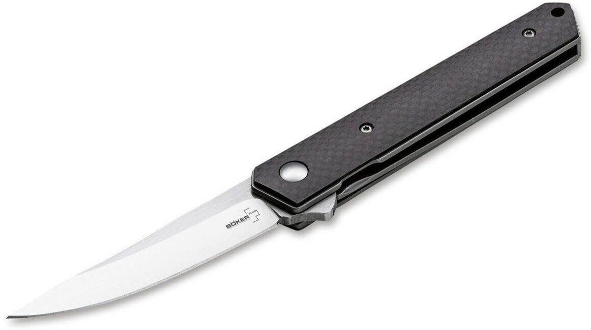 Böker Plus Kwaiken Mini Flipper Carbon Çakı