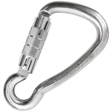 Kong Harness Inox Parlak Twist Lock Kilitli 28 kN AISI 316 Paslanmaz Çelik Asimetrik Karabina EN 362/B 535LK0PP5KK