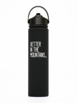 TSL Outdoor Mountains İzotermal Outdoor Matara Siyah 750 Ml