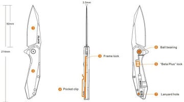 RUIKE P135-SF ÇAKI