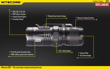 Nitecore Ec11 900 Lümen El Feneri