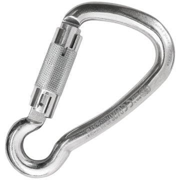 Kong Harness Inox Parlak Auto Block Otomatik 3 Kilitli 28 kN AISI 316 Paslanmaz Çelik Asimetrik Karabina EN 362/B 535LR0PP5KK