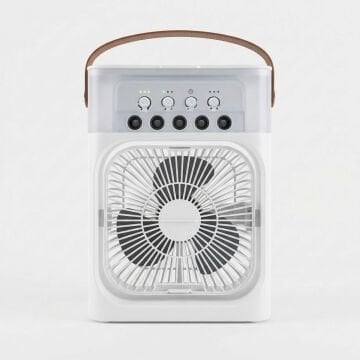 Headlight Su Spreyli USB Grişli Mini Fan