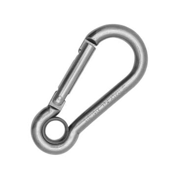 Kong Classic Eye Parlak AISI 316 Paslanmaz Çelik Simetrik Gözlü Karabina 20 kN 121 mm Keylock 555L0GPP0KK