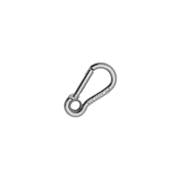 Kong Classic Eye Parlak AISI 316 Paslanmaz Çelik Simetrik Gözlü Karabina 1,2 kN 50 mm Keylock 555B0GPP0KK