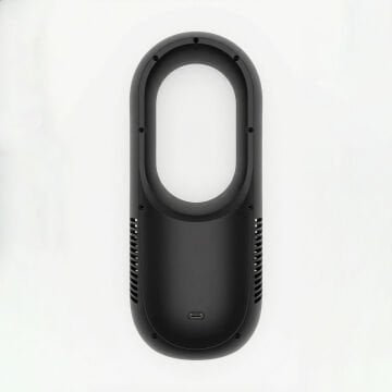 Kamp ve Çadır Kullanımına Uygun Taşınabilir USB Şarjlı Mini Fan Siyah