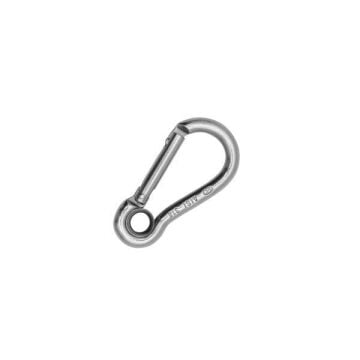Kong Classic Eye Parlak AISI 316 Paslanmaz Çelik Simetrik Gözlü Karabina 1,2 kN 60 mm Keylock 555C0GPP0KK