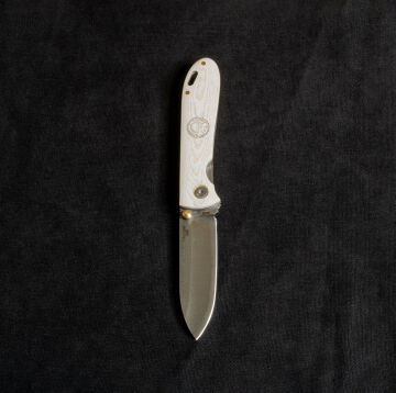 Kam İçten Kilitli Tactical Çakı Kırçıllı Beyaz - T20 - N690