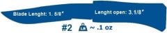 Opinel Inox Kayın Saplı 2 No Çakı (001070)