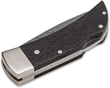 Böker Manufaktur Pocket Bog Oak Damascus Çakı