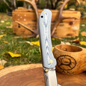 Kam İçten Kilitli Rulmanlı Tactical Çakı Jean (Kot) Desenli Mikarta - T20 - N690