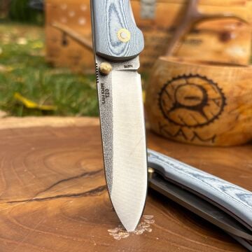 Kam İçten Kilitli Rulmanlı Tactical Çakı Jean (Kot) Desenli Mikarta - T20 - N690