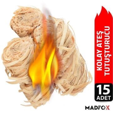 Madfox FireNest Doğal Odun Yünü Tutuşturucu 250 gr MZ