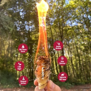 Madfox FireNest Doğal Odun Yünü Tutuşturucu 250 gr MZ