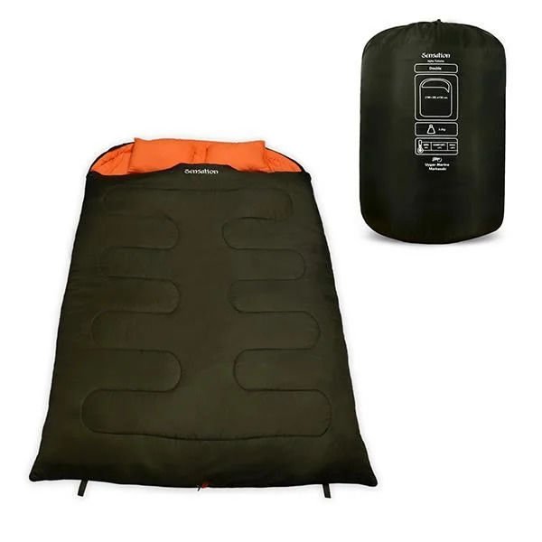 Sensation -5 °C 2 Kişilik Double Uyku Tulumu Haki