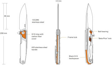 RUIKE P875-SZ ÇAKI